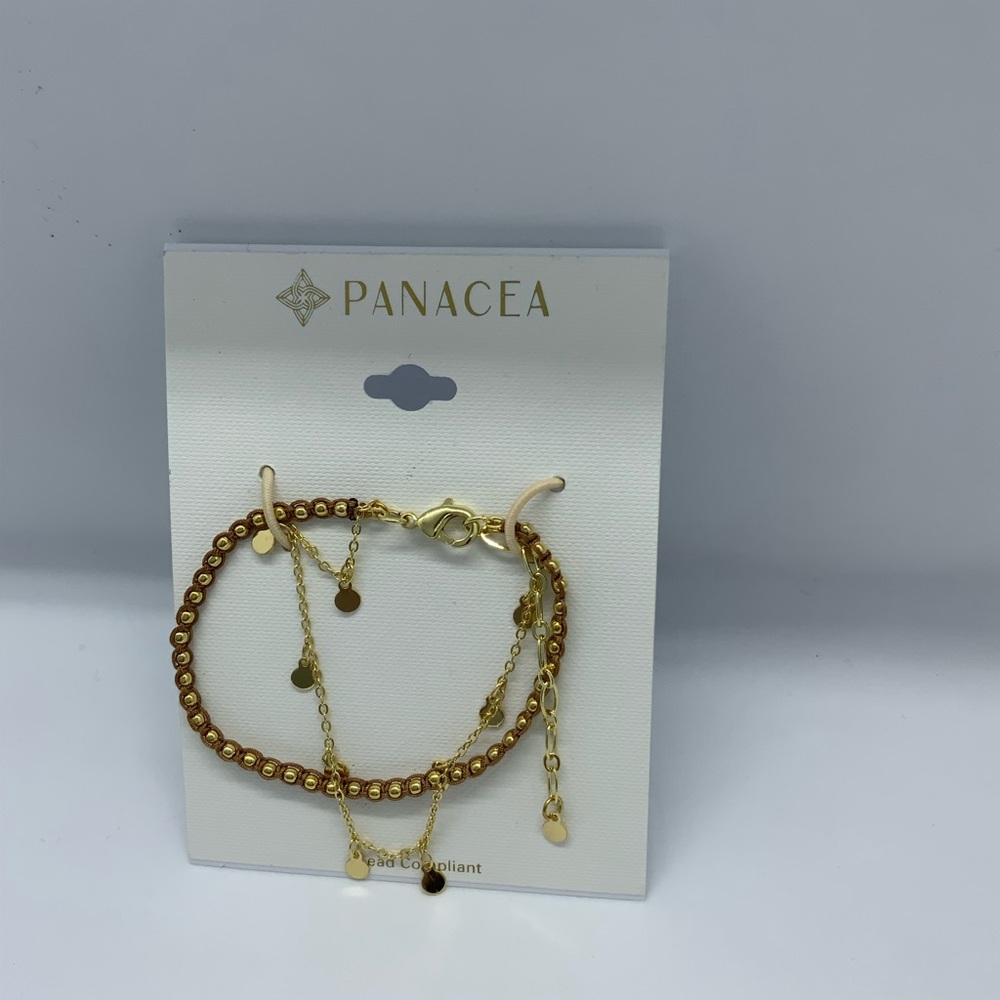 PANACEA Gold Beaded Bracelet - Picture 3 of 5